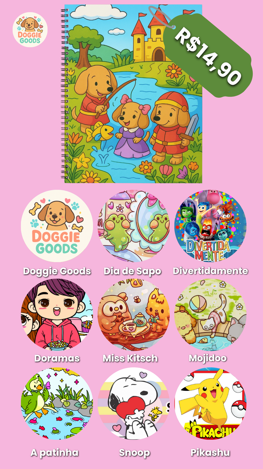 Conteúdo do Produto Doggie Goods